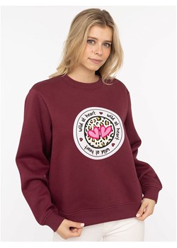 Zwillingsherz Bluza &quot;Romy&quot; w kolorze bordowym ze sklepu Limango Polska w kategorii Bluzy damskie - zdjęcie 186484040