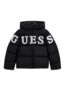 Guess Kurtka zimowa J5BL16 WB240 Czarny Regular Fit ze sklepu MODIVO w kategorii Kurtki chłopięce - zdjęcie 186484171