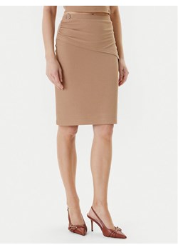Guess Spódnica mini W5YD64 KAQL2 Beżowy Regular Fit ze sklepu MODIVO w kategorii Spódnice - zdjęcie 186484174