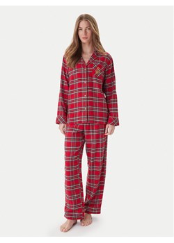LAUREN RALPH LAUREN Piżama ILN92457F Czerwony Regular Fit ze sklepu MODIVO w kategorii Piżamy damskie - zdjęcie 186484241