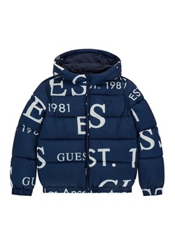 Guess Kurtka zimowa H5BJ00 WCFM0 Granatowy Regular Fit ze sklepu MODIVO w kategorii Kurtki chłopięce - zdjęcie 186484244