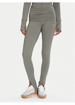 adidas by Stella McCartney Legginsy True Strength JW4538 Zielony Slim Fit ze sklepu MODIVO w kategorii Spodnie damskie - zdjęcie 186484293