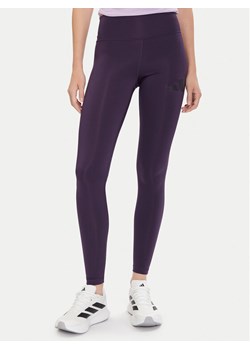 adidas Legginsy Train Essentials Big Logo JX4758 Fioletowy Slim Fit ze sklepu MODIVO w kategorii Spodnie damskie - zdjęcie 186484303