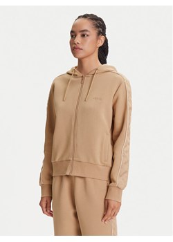 Guess Bluza V5YQ00 KB3P2 Beżowy Regular Fit ze sklepu MODIVO w kategorii Bluzy damskie - zdjęcie 186484321