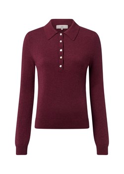 IPURI Damski sweter z dzianiny z zawartością wełny merynosów Kobiety Wełna merino bordowy marmurkowy ze sklepu vangraaf w kategorii Swetry damskie - zdjęcie 186485734