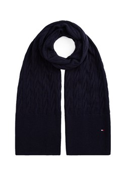 Tommy Hilfiger Szalik męski Mężczyźni Bawełna granatowy jednolity ze sklepu vangraaf w kategorii Szaliki męskie - zdjęcie 186485751