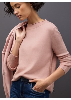 Street One Sweter damski z dzianiny Kobiety Sztuczne włókno brudny róż jednolity ze sklepu vangraaf w kategorii Swetry damskie - zdjęcie 186485781