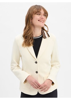 Marc Cain Marynarka damska Kobiety écru jednolity ze sklepu vangraaf w kategorii Marynarki damskie - zdjęcie 186485793