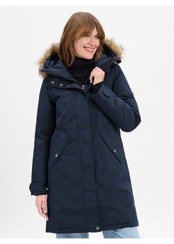 Didriksons Parka damska - Erna Kobiety granatowy jednolity ze sklepu vangraaf w kategorii Parki damskie - zdjęcie 186485811