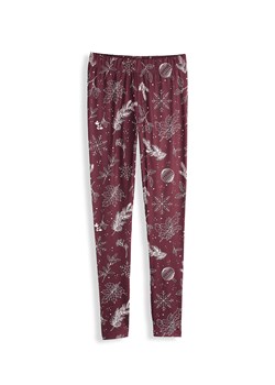 GATE Miękkie legginsy z motywem świątecznym 34 ze sklepu gateshop w kategorii Spodnie damskie - zdjęcie 186485850