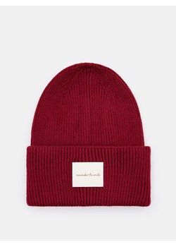 Mohito - Bordowa czapka beanie - kasztanowy ze sklepu Mohito w kategorii Czapki zimowe damskie - zdjęcie 186486972