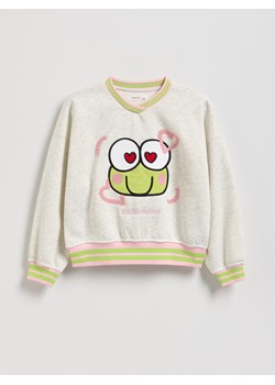 Reserved - Bluza Hello Kitty and friends - złamana biel ze sklepu Reserved w kategorii Bluzy dziewczęce - zdjęcie 186487294