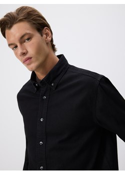 Reserved - Jeansowa koszula regular fit - czarny - id: 850EM-99J - marki Reserved - 186487983 Reserved - Jeansowa koszula regular fit - czarny ze sklepu Reserved w kategorii Koszule męskie - zdjęcie 186487983