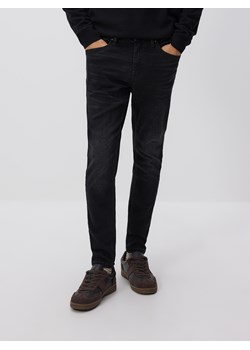 Reserved - Jeansy skinny z efektem sprania - czarny ze sklepu Reserved w kategorii Jeansy męskie - zdjęcie 186488243