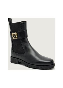 Love Moschino Skórzane botki ze sklepu Gomez Fashion Store w kategorii Botki - zdjęcie 186490103