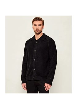 HUGO Kardigan San Joseph | Regular Fit frotté ze sklepu Gomez Fashion Store w kategorii Swetry męskie - zdjęcie 186490240