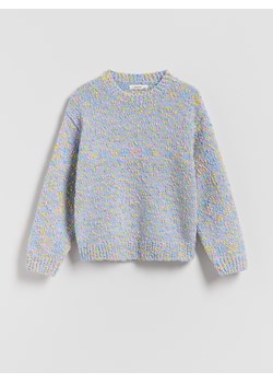 Reserved - Sweter z kolorowym wzorem - lawendowy ze sklepu Reserved w kategorii Swetry dziewczęce - zdjęcie 186491501