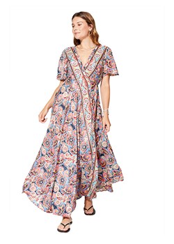 Aller Simplement Sukienka w kolorze granatowo-czerwonym ze sklepu Limango Polska w kategorii Sukienki - zdjęcie 186492281