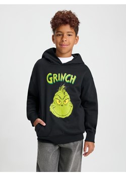 Sinsay - Bawełniana bluza z nadrukiem Grinch - czarny ze sklepu Sinsay w kategorii Bluzy chłopięce - zdjęcie 186495371