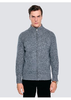 Sweter męski rozpinany melanżowy niebieski Dionis 402 ze sklepu Big Star w kategorii Swetry męskie - zdjęcie 186496573