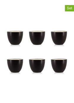 Ogo Living Kubki (6 szt.) w kolorze czarnym do espresso - 130 ml ze sklepu Limango Polska w kategorii Dzbanki i zaparzacze - zdjęcie 186497492