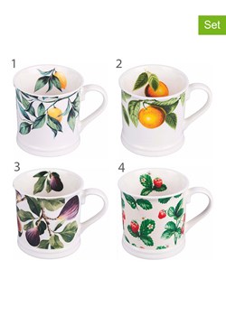 Villa d´Este Kubki jumbo (4 szt.) &quot;Limonami&quot; w kolorze biało-zielono-żółtym - 430 ml ze sklepu Limango Polska w kategorii Naczynia - zdjęcie 186497702