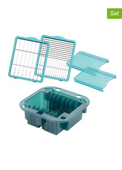 Genius 5-częściowy zestaw &quot;Nicer Dicer Chef Professional&quot; w kolorze morskim ze sklepu Limango Polska w kategorii Akcesoria kuchenne - zdjęcie 186497712