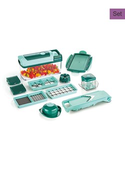 Genius 13-częściowy zestaw &quot;Nicer Dicer Fusion&quot; w kolorze miętowym ze sklepu Limango Polska w kategorii Akcesoria kuchenne - zdjęcie 186497714