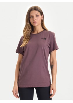 The North Face T-Shirt Box Nse Edge Of Light NF0A8E3J Brązowy Relaxed Fit ze sklepu MODIVO w kategorii Bluzki damskie - zdjęcie 186498713