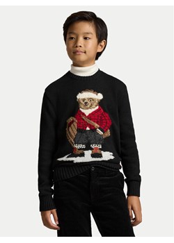 Polo Ralph Lauren Sweter 323981629001 Czarny Regular Fit ze sklepu MODIVO w kategorii Swetry chłopięce - zdjęcie 186498732