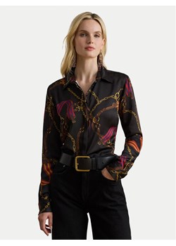 LAUREN RALPH LAUREN Koszula 200979917001 Czarny Straight Fit ze sklepu MODIVO w kategorii Koszule damskie - zdjęcie 186498811