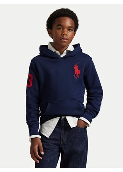 Polo Ralph Lauren Bluza 323979316005 Granatowy Regular Fit ze sklepu MODIVO w kategorii Bluzy chłopięce - zdjęcie 186498812