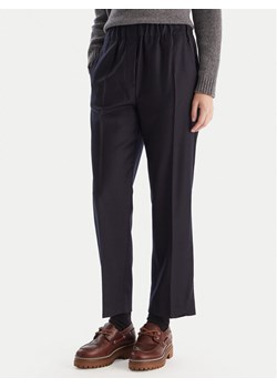 Weekend Max Mara Spodnie materiałowe Hataley 2525136022 Granatowy Regular Fit ze sklepu MODIVO w kategorii Spodnie damskie - zdjęcie 186498823