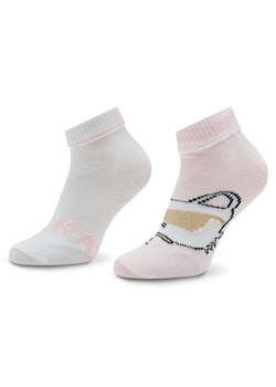 Karl Lagerfeld Kids Skarpety krótkie Z90039 Różowy ze sklepu MODIVO w kategorii Skarpetki dziecięce - zdjęcie 186498840