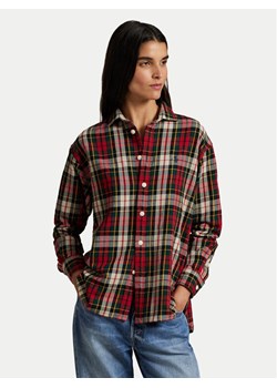 Polo Ralph Lauren Koszula 211978159003 Czerwony Relaxed Fit ze sklepu MODIVO w kategorii Koszule damskie - zdjęcie 186498914