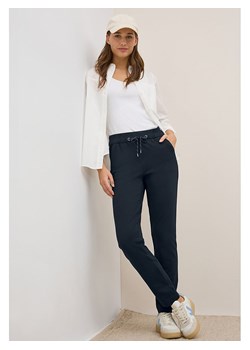 Cecil Spodnie w kolorze granatowym ze sklepu Limango Polska w kategorii Spodnie damskie - zdjęcie 186500980