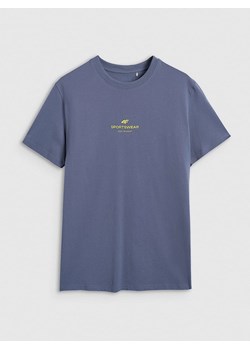4F Koszulka w kolorze niebieskim ze sklepu Limango Polska w kategorii T-shirty męskie - zdjęcie 186501412