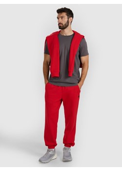 Męski t-shirt z nadrukiem 4F 4FWAW25TTSHM3131 - szary ze sklepu Sportstylestory.com w kategorii T-shirty męskie - zdjęcie 186503093