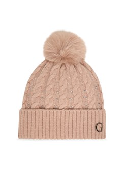 Czapka Guess AW5385 POL01 Różowy ze sklepu eobuwie.pl w kategorii Czapki zimowe damskie - zdjęcie 186504071