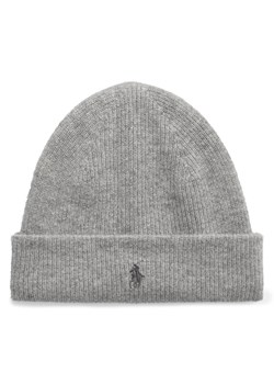 Polo Ralph Lauren Czapka 710920660002 Szary ze sklepu MODIVO w kategorii Czapki zimowe męskie - zdjęcie 186504891