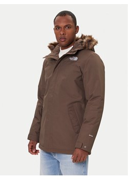 The North Face Kurtka zimowa Zaneck NF0A4M8H Brązowy Regular Fit ze sklepu MODIVO w kategorii Kurtki męskie - zdjęcie 186504900