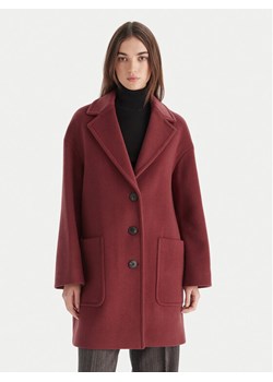 MAX&Co. Płaszcz wełniany 2526016023200 Bordowy Regular Fit ze sklepu MODIVO w kategorii Płaszcze damskie - zdjęcie 186504904