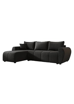 Ciemnoszary narożnik rozkładany z pojemnikiem R8-R31 - id: 53258 - marki Elior - 186506473 Ciemnoszary narożnik rozkładany z pojemnikiem R8-R31 ze sklepu Edinos.pl w kategorii Narożniki - zdjęcie 186506473