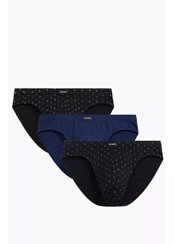 3-pack slipy męskie Sport 3MP-204-CZA/NIEC/CZA, Kolor czarno-granatowy, Rozmiar XL, ATLANTIC ze sklepu Intymna w kategorii Majtki męskie - zdjęcie 186506531