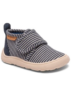 bisgaard Skórzane kapcie w kolorze biało-granatowym ze sklepu Limango Polska w kategorii Kapcie dziecięce - zdjęcie 186507860