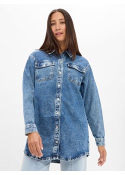 Noisy May Dżinsowa sukienka damska - NMAlva Kobiety Bawełna medium stone jednolity ze sklepu vangraaf w kategorii Sukienki - zdjęcie 186508324