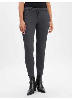 BRAX Damskie spodnie materiałowe - Maron S Kobiety granatowy wzorzysty ze sklepu vangraaf w kategorii Spodnie damskie - zdjęcie 186508334