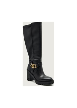 Liu Jo Skórzane kozaki na słupku RUBY 08 ze sklepu Gomez Fashion Store w kategorii Kozaki damskie - zdjęcie 186508470