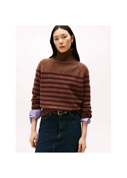 Tommy Hilfiger Wełniany golf | Loose fit | z dodatkiem kaszmiru ze sklepu Gomez Fashion Store w kategorii Swetry damskie - zdjęcie 186508553