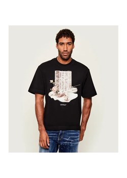 OFF-WHITE T-shirt BUILDING SKATE | Regular Fit ze sklepu Gomez Fashion Store w kategorii T-shirty męskie - zdjęcie 186508591